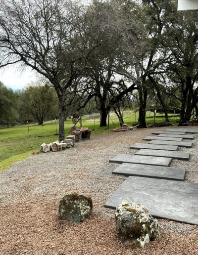 Custom Designed and Built Concrete and Paver Outdoor Living Area