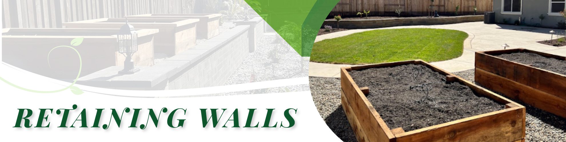 Retaining Wall Installation